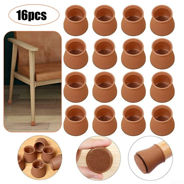 Details about / 16pcs Chair Leg Silicone Pad Furniture Table Feet Cover Floor Protector Use A